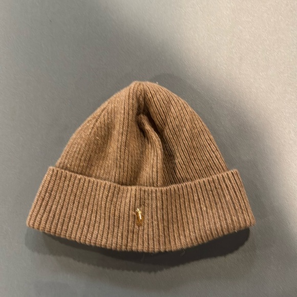 Polo Ralph Lauren Other - Polo Ralph Lauren Men's Skull Cap Beanie Winter Hat Brown Flesh Pony